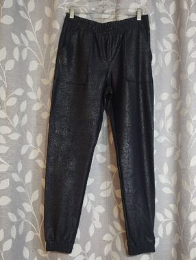 MR Basics Shimmery Black Jogger Pants size M